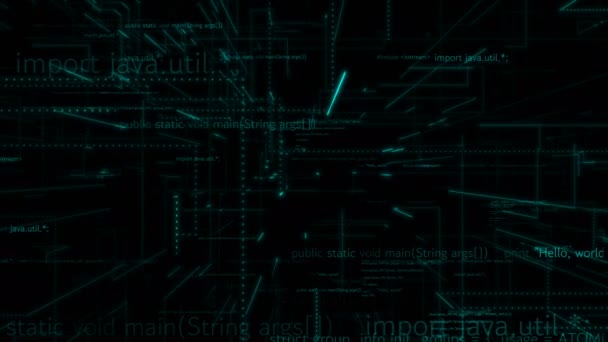 Visionäre Verschlüsselungstechnologie für Cybersicherheit zum Schutz der Privatsphäre — Stockvideo