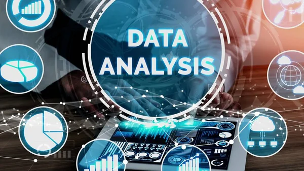 Data Analysis for Business and Finance conceptual — Stock Photo, Image