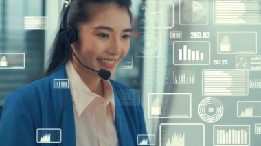 Müşteri desteği çağrı merkezi kıskanç grafik ile veri sağlar