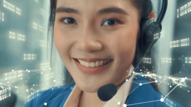 Müşteri desteği çağrı merkezi kıskanç grafik ile veri sağlar