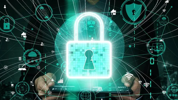 Τεχνολογία κρυπτογράφησης Cyber Security για την προστασία της ιδιωτικής ζωής των δεδομένων — Φωτογραφία Αρχείου