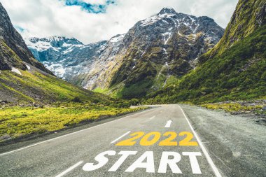 2022 Yeni Yıl Yolculuğu ve Gelecek Vizyon Konsepti