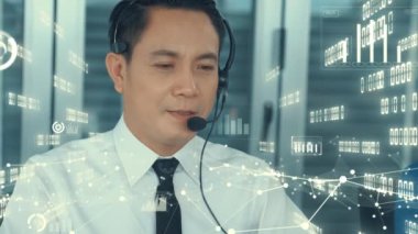 Müşteri desteği çağrı merkezi kıskanç grafik ile veri sağlar