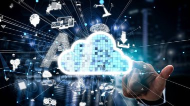 AI Öğrenme ve Yapay Zeka kavramsal .