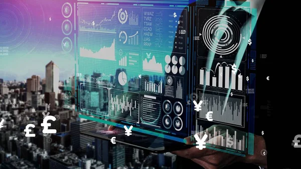 Big Data Technology for Business Finance conceptuel. — Photo