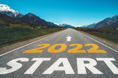 2022 Yeni Yıl Yolculuğu ve Gelecek Vizyon Konsepti