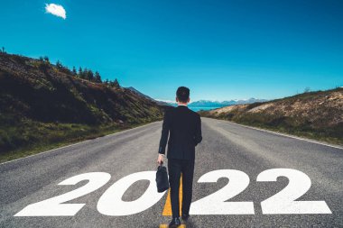 2022 Yeni Yıl Yolculuğu ve Gelecek Vizyon Konsepti