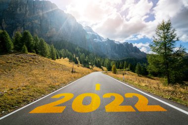 2022 Yeni Yıl Yolculuğu ve Gelecek Vizyon Konsepti