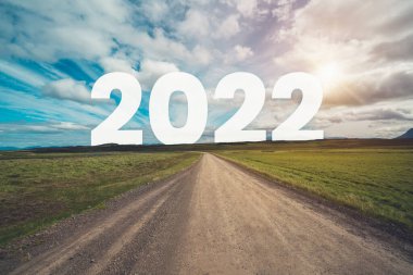 2022 Yeni Yıl Yolculuğu ve Gelecek Vizyon Konsepti