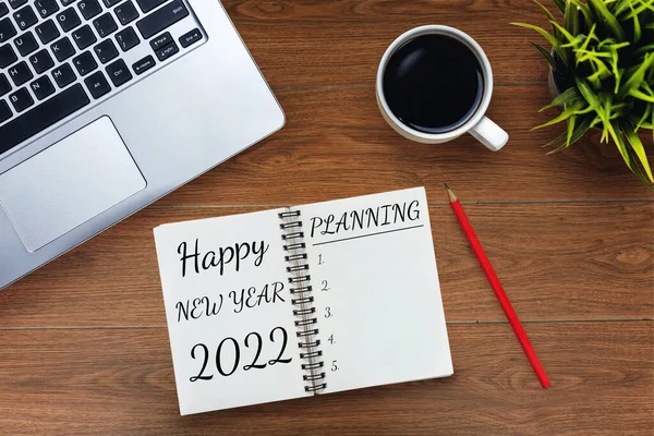 2022 Gott nytt år Upplösning Mållista och planer Fastställande — Stockfoto