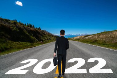 2022 Yeni Yıl Yolculuğu ve Gelecek Vizyon Konsepti