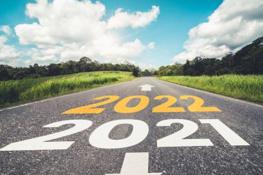 2022 Yeni Yıl Yolculuğu ve Gelecek Vizyon Konsepti