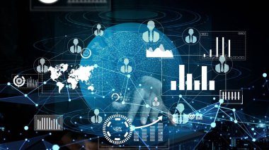 Kavramsal insanlar ağ ve bağlantı kuruyor