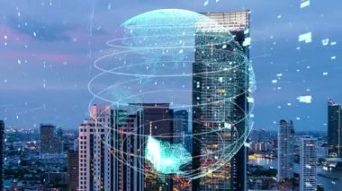 Akıllı şehirde küresel bağlantı ve internet ağı değişikliği
