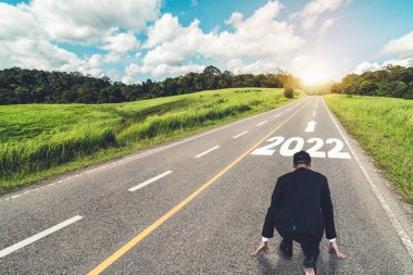 2022 Yeni Yıl Yolculuğu ve Gelecek Vizyon Konsepti