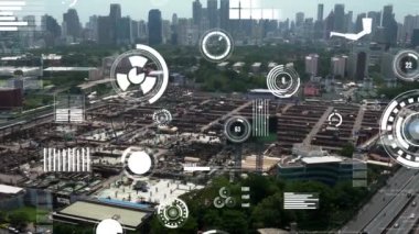 İnşaat alanı üzerinde değişiklik grafikli inşaat teknolojisi kavramı