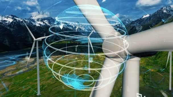 Technologia ochrony środowiska i zbliżanie się do globalnego zrównoważonego ESG — Wideo stockowe