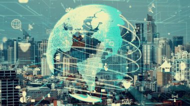 Akıllı şehirde küresel bağlantı ve internet ağı değişikliği