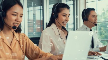 Müşteri desteği çağrı merkezi kıskanç grafik ile veri sağlar