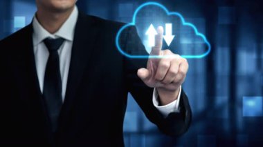 Kurnaz iş ağı için bulut hesaplama teknolojisi ve çevrimiçi veri depolama