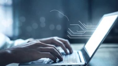 Kurnaz iş ağı için bulut hesaplama teknolojisi ve çevrimiçi veri depolama