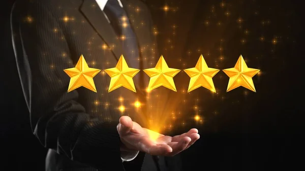 Customer review satisfaction feedback survey data for shrewd business — Φωτογραφία Αρχείου