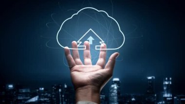 Kurnaz iş ağı için bulut hesaplama teknolojisi ve çevrimiçi veri depolama