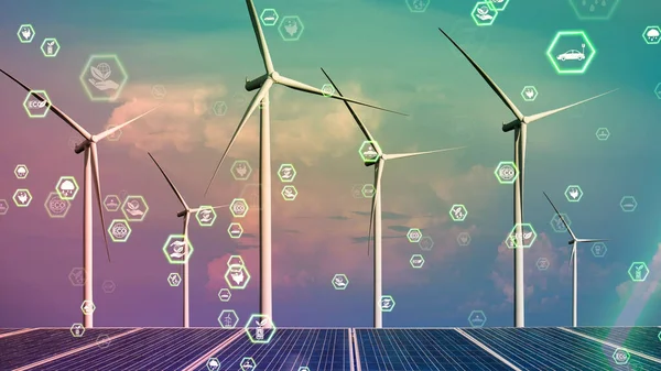 Umweltschutztechnologie und die Annäherung an ein globales nachhaltiges ESG — Stockfoto