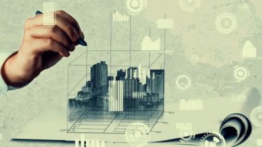Şehir sivil planlama ve yaratıcı gayrimenkul geliştirme