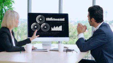 Yaratıcı bilgisayar yazılımı ile teknolojiyi analiz eden iş görsel verileri