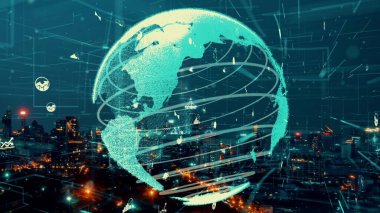 Akıllı şehirde küresel bağlantı ve internet ağı değişikliği