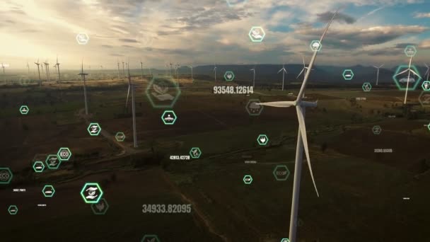 Umweltschutztechnologie und die Annäherung an ein globales nachhaltiges ESG — Stockvideo