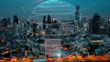 Akıllı şehirde küresel bağlantı ve internet ağı değişikliği