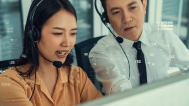 Müşteri desteği çağrı merkezi kıskanç grafik ile veri sağlar