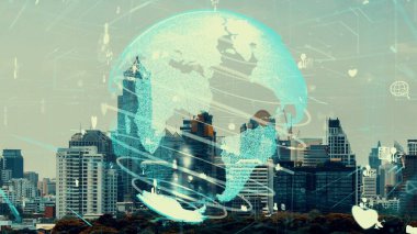 Akıllı şehirde küresel bağlantı ve internet ağı değişikliği