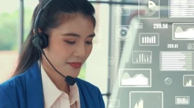 Müşteri desteği çağrı merkezi kıskanç grafik ile veri sağlar