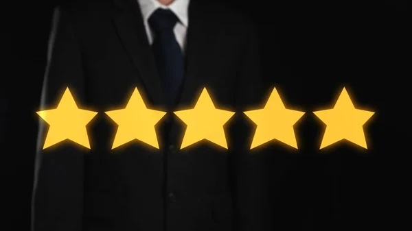 Commentaires des clients données d'enquête de satisfaction pour les entreprises astucieuses — Photo