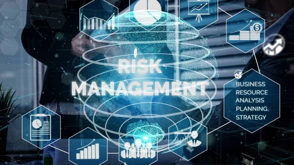 Az üzleti koncepció kockázatkezelése és értékelése — Stock Fotó