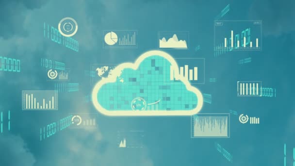 Technologie Cloud Computing et stockage de données en ligne pour le partage de données d'altération — Video