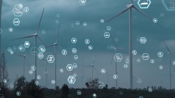 Technologies de conservation de l'environnement et approche mondiale durable ESG — Video