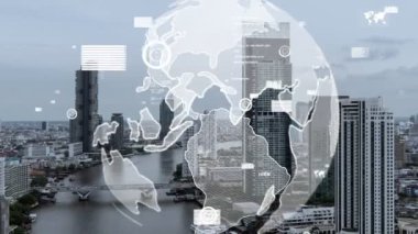 Akıllı şehirde küresel bağlantı ve internet ağı değişikliği