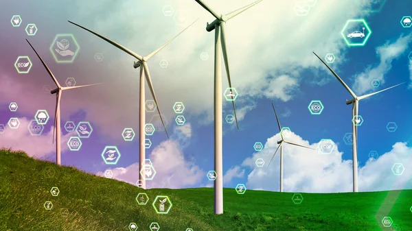 Περιβαλλοντική τεχνολογία διατήρησης και προσέγγιση της παγκόσμιας βιώσιμης ESG — Φωτογραφία Αρχείου