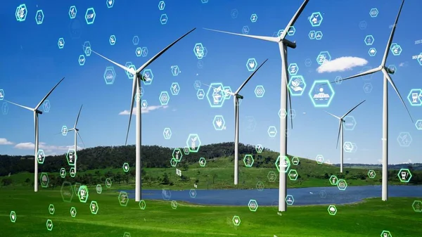 환경 보호 기술 과 글로벌 지속 가능 ESG 접근 — 스톡 사진