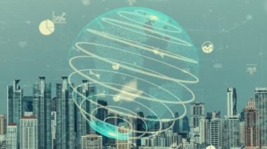 Akıllı şehirde küresel bağlantı ve internet ağı değişikliği