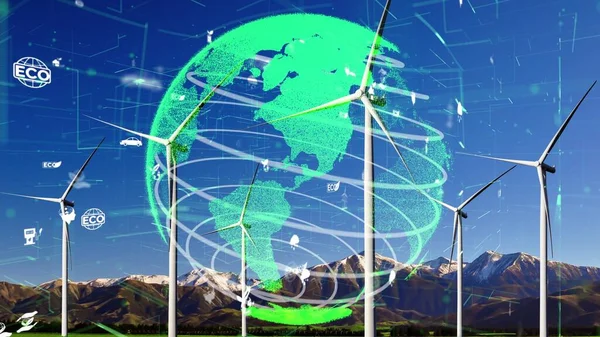 Technologie ochrany životního prostředí a blížící se globální udržitelné ESG — Stock fotografie