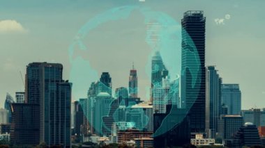 Akıllı şehirde küresel bağlantı ve internet ağı değişikliği