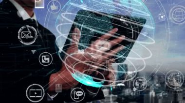 Kavramsal insanlar ağ ve bağlantı kuruyor