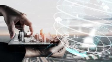 Yenilikçi mimari ve yaratıcı sivil plan inşa projesi