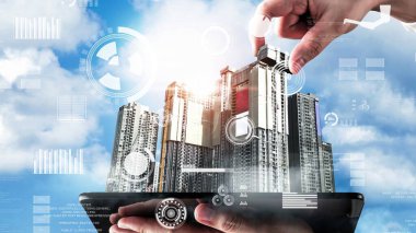 Yenilikçi mimari ve yaratıcı sivil plan inşa projesi