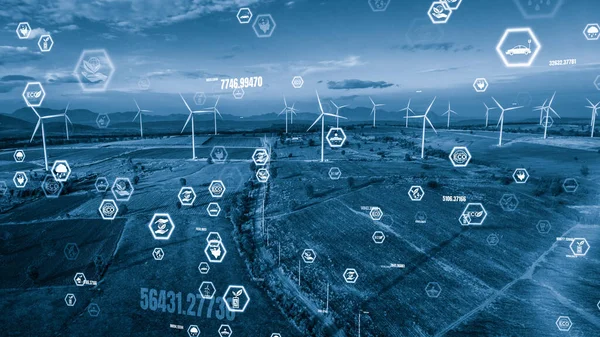 Technologia ochrony środowiska i zbliżanie się do globalnego zrównoważonego ESG — Zdjęcie stockowe